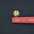 Pure Silver Gold Polish Lotus Flower 4g